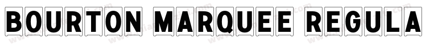 Bourton Marquee Regular字体转换